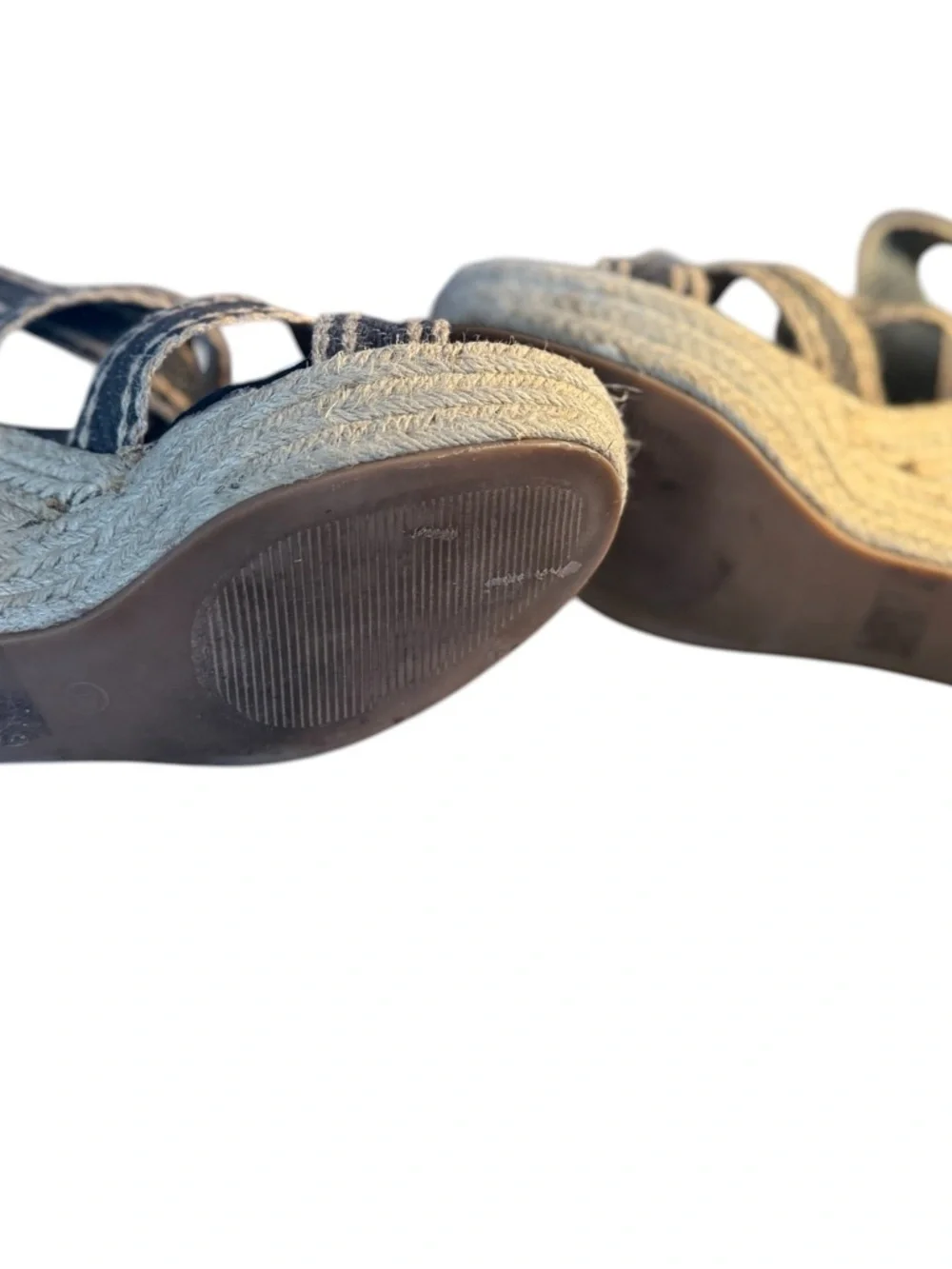 WEEKEND SALE! Cato Espadrille Wedge Sandals Strappy Zip Back Neutral Boho